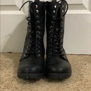 Brash- Laced and Zipped Boots